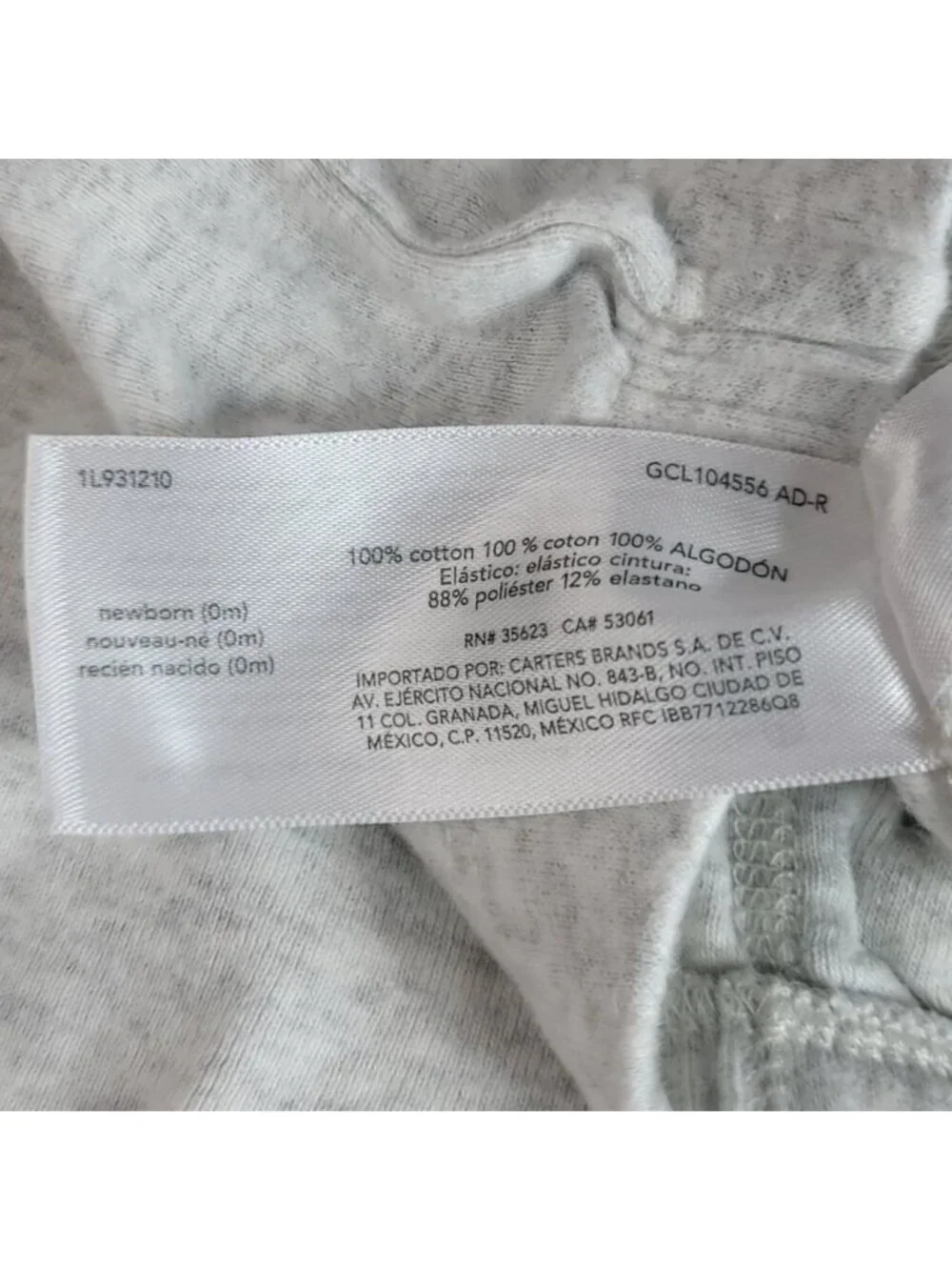 GAP Carter's H&M Lot of 4 Blue Gray Black Newborn Bodysuit Pull On Pants Joggers